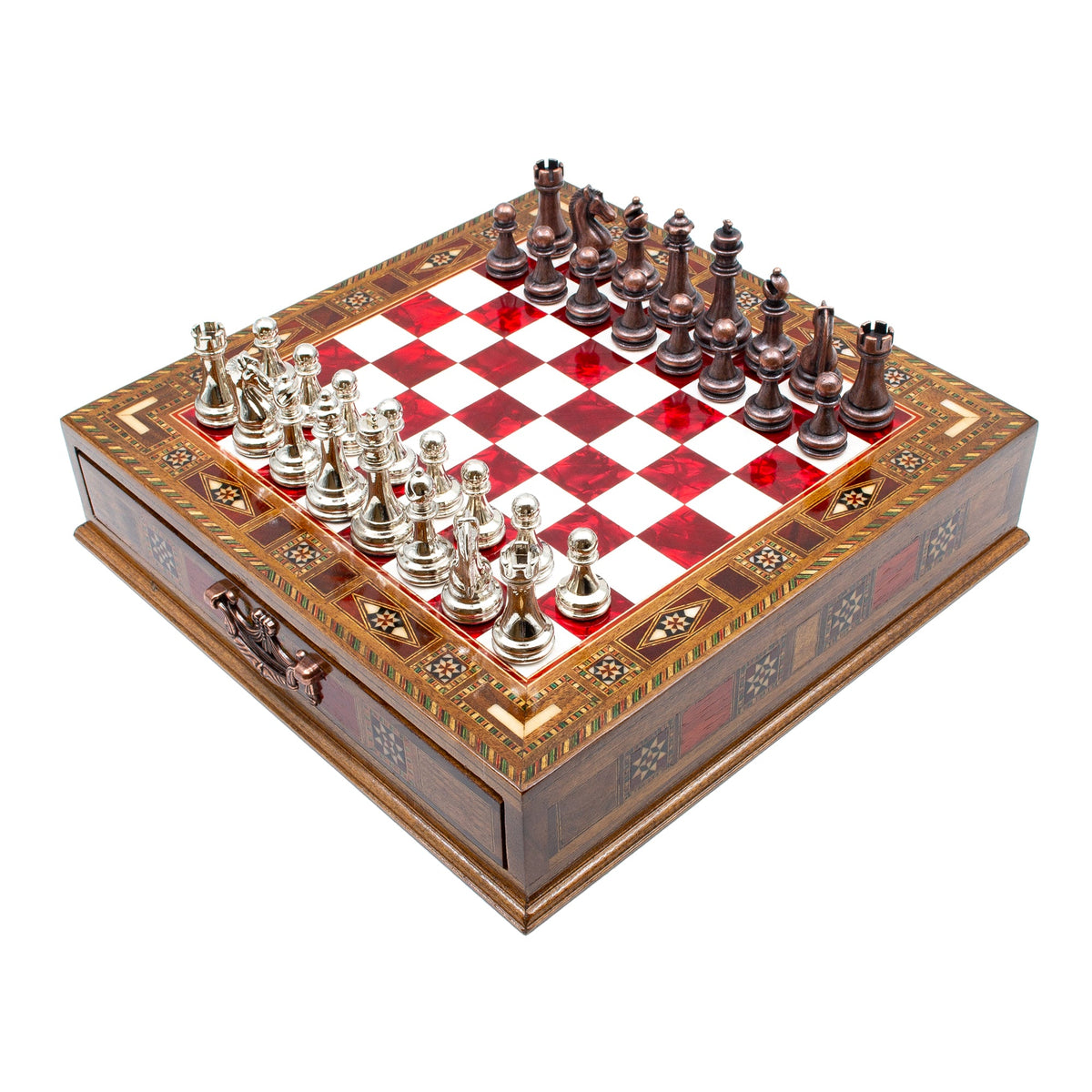 Handgefertigtes Schachspiel aus Holz – Schach spielen in Zürich | Schachatelier